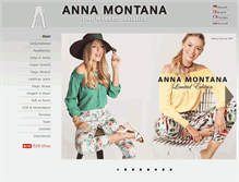 Tablet Screenshot of anna-montana.eu